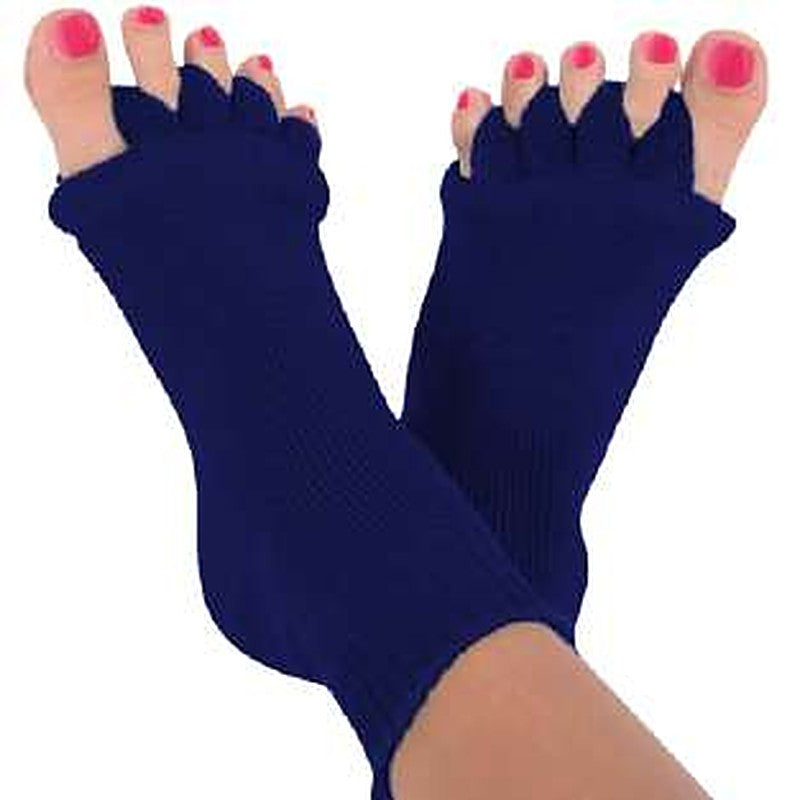 Nuziva ToeRelax foot alignment socks in Medium Blue