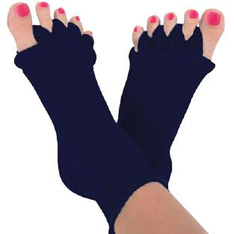 Nuziva ToeRelax foot alignment socks in Navy Blue