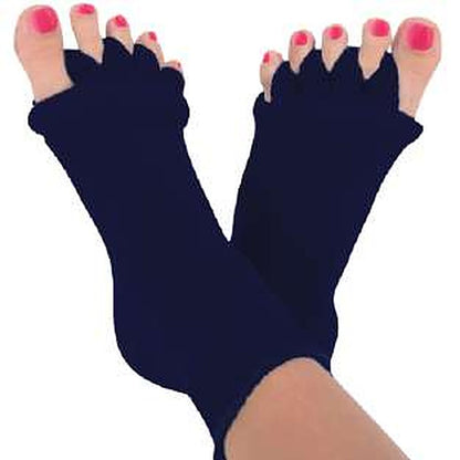 Nuziva ToeRelax foot alignment socks in Navy Blue