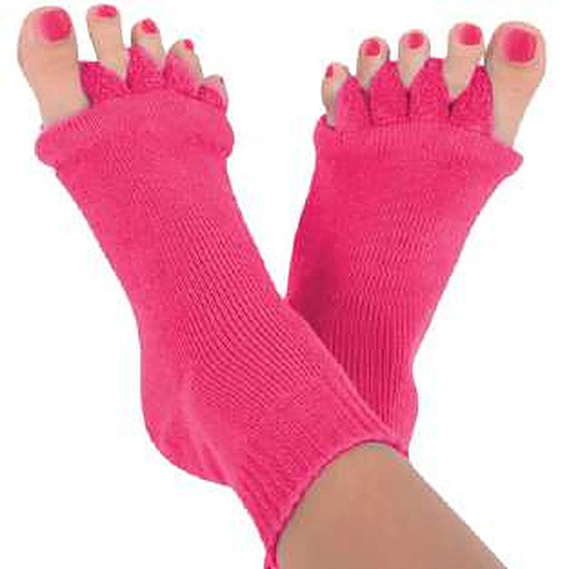 Nuziva ToeRelax foot alignment socks in Pink