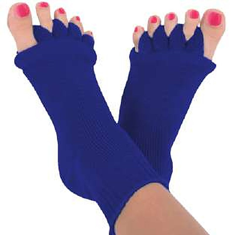 Nuziva ToeRelax foot alignment socks in Royal Blue